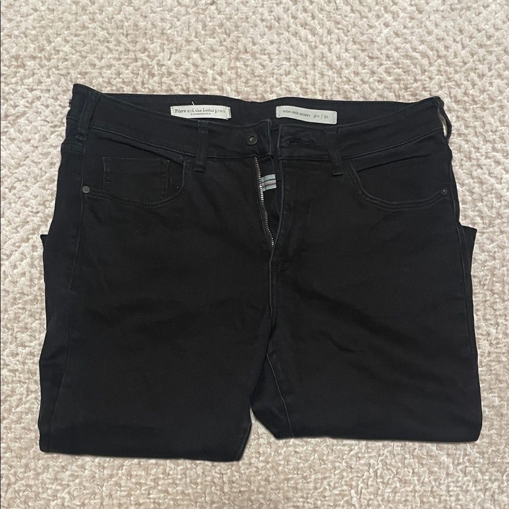 Pilcro and the Letterpress Dark Denim Jeans